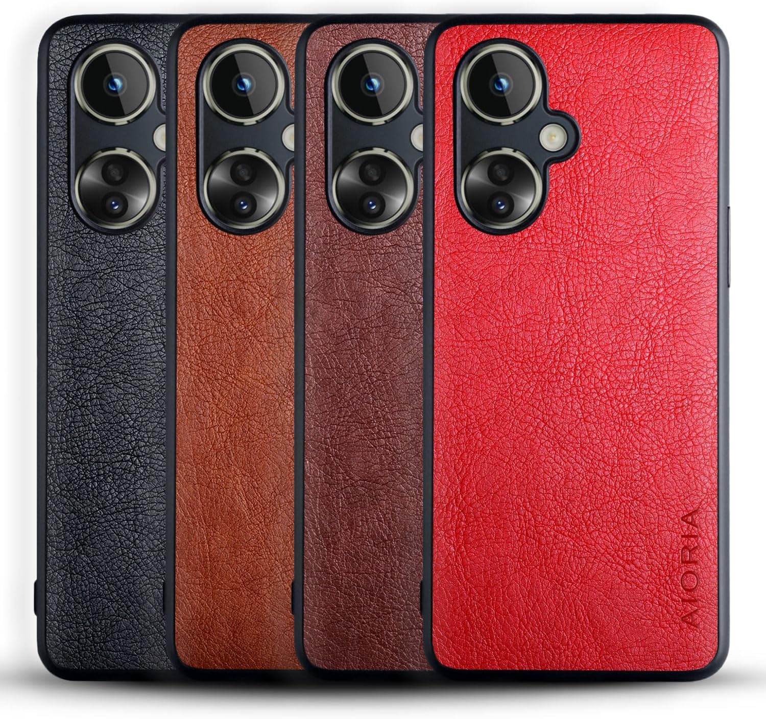 AIORIA Funda para Oneplus Nord 30, funda de piel sintética de alta calidad, diseño retro de negocios, funda protectora completa para oneplus Nord 30