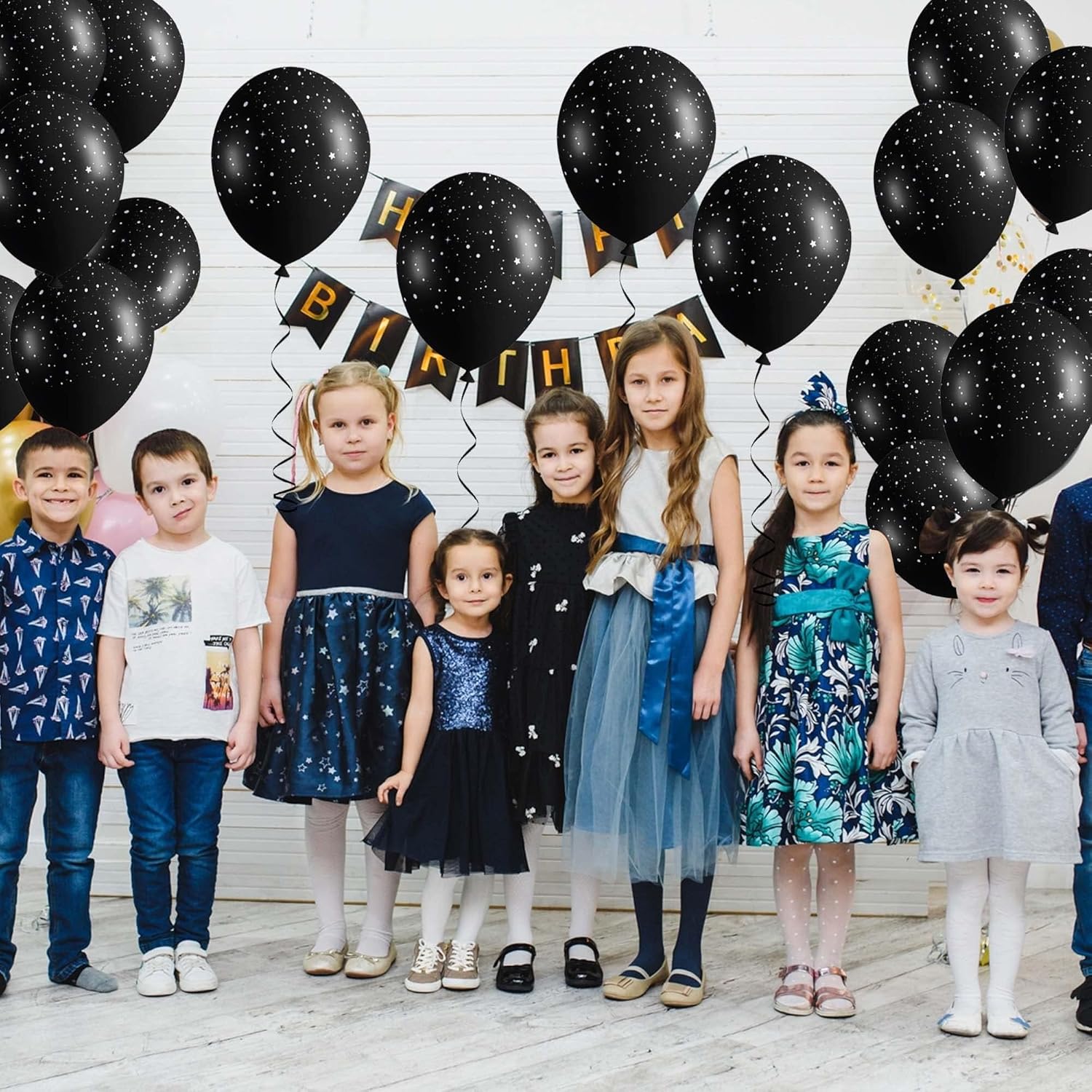 40 globos de galaxia para niños, decoraciones de fiesta de cumpleaños de galaxia, suministros de fiesta temática del espacio exterior, guirnalda de