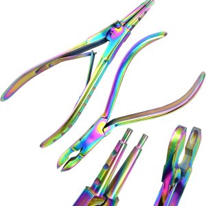 Multi Rainbow Color Body Piercing Herramientas Anillo Apertura Alicates 7″ y Pinzas de Cierre Pinzas 5 12″ Acero Inoxidable Profesional Septum Oreja Multi Rainbow Color Body Piercing Herramientas Anillo Apertura Alicates 7″ y Pinzas de Cierre Pinzas 5 12″ Acero Inoxidable Profesional Septum Oreja