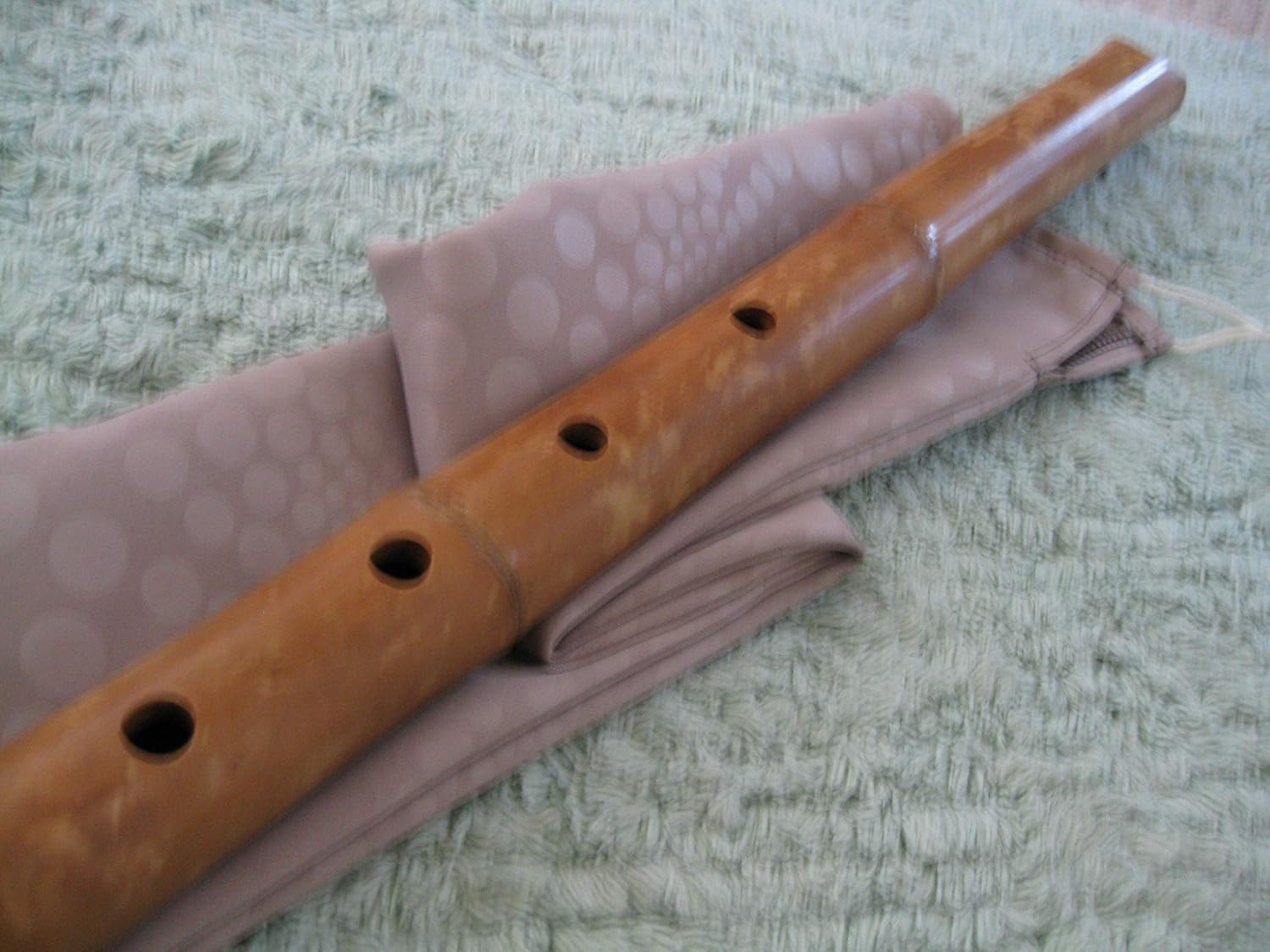 1.8 Shakuhachi pentatónico sin extremo de raíz 5 agujeros – Instrumento Zen tradicional