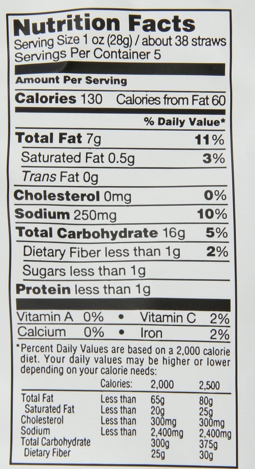 Sensible Portions Veggie Straws – Sal marina, 5 onzas