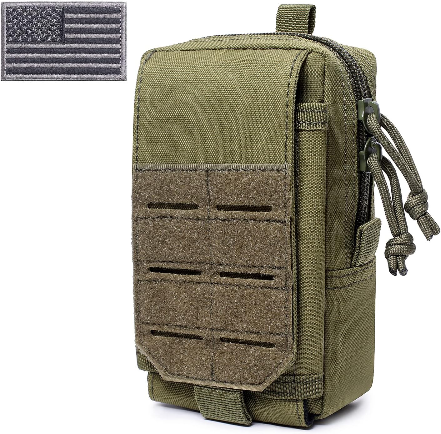 Bolsa táctica Molle EDC para teléfono móvil, soporte para teléfono móvil, organizador de gadgets