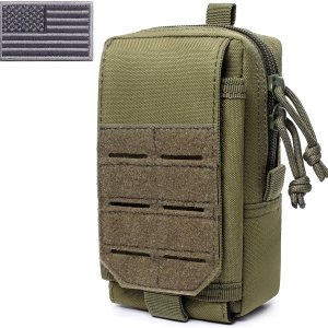 Bolsa táctica Molle EDC para teléfono móvil, soporte para teléfono móvil, organizador de gadgets Bolsa táctica Molle EDC para teléfono móvil, soporte para teléfono móvil, organizador de gadgets
