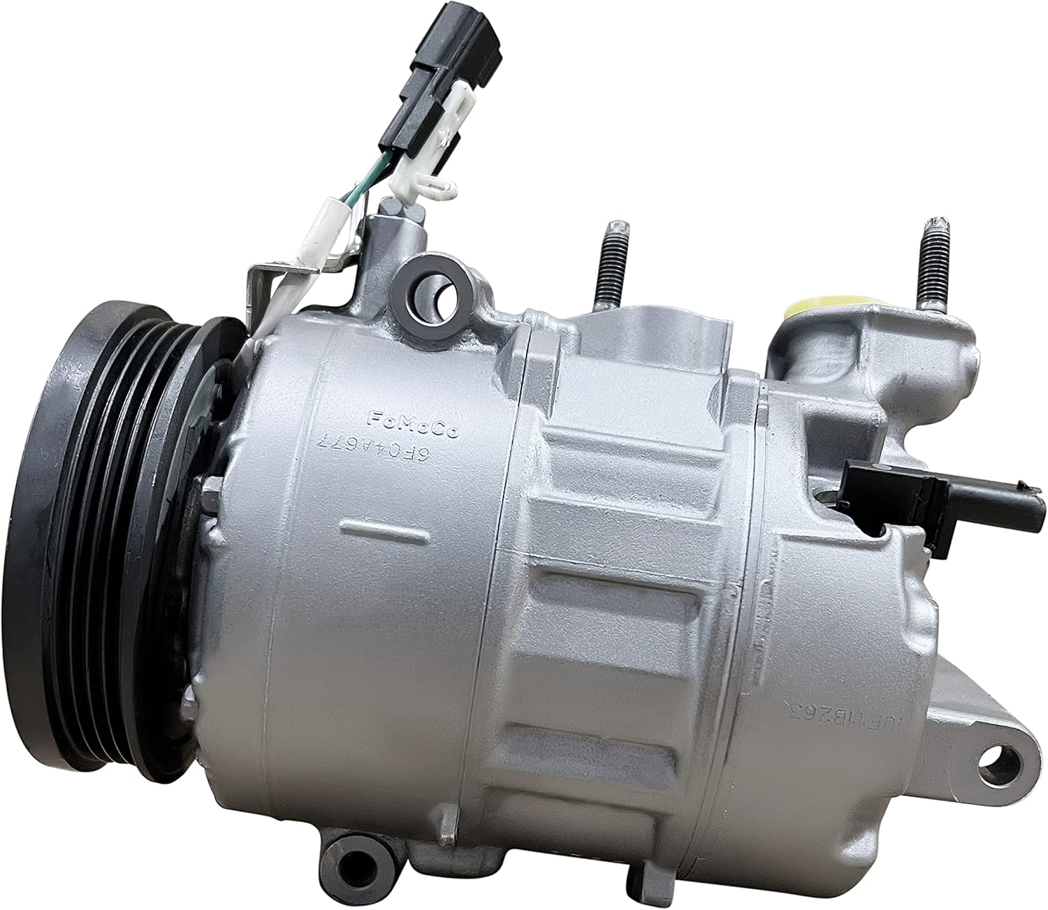 RYC – Compresor de aire acondicionado automotriz y embrague de AC AFG336-01 (se adapta a Ford Edge 2.0L 2019, 2020, 2021, 2022, 2023 compatible con