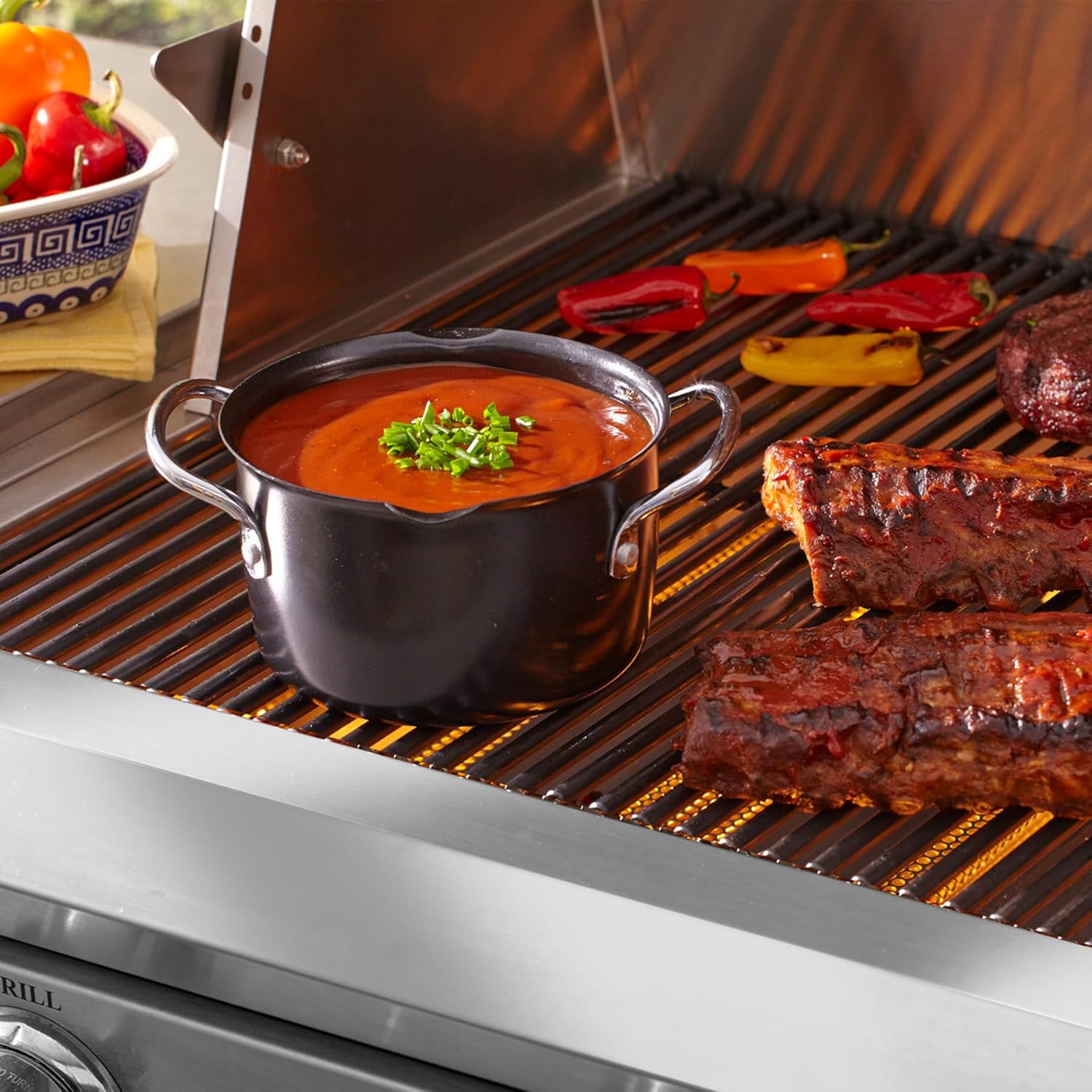 Mr. Bar-B-Q 06101YNS Salsa Y Olla De Frijoles