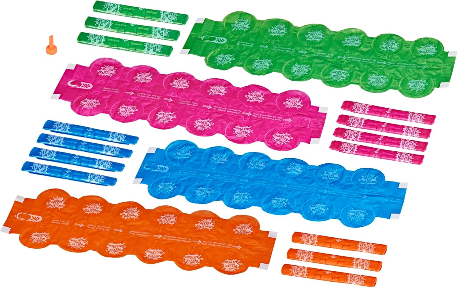 NERF Juguetes de agua Better Than Balloons, 228 cápsulas, fácil de limpiar 1 pieza, muchas formas de jugar, diversión acuática en el patio trasero,