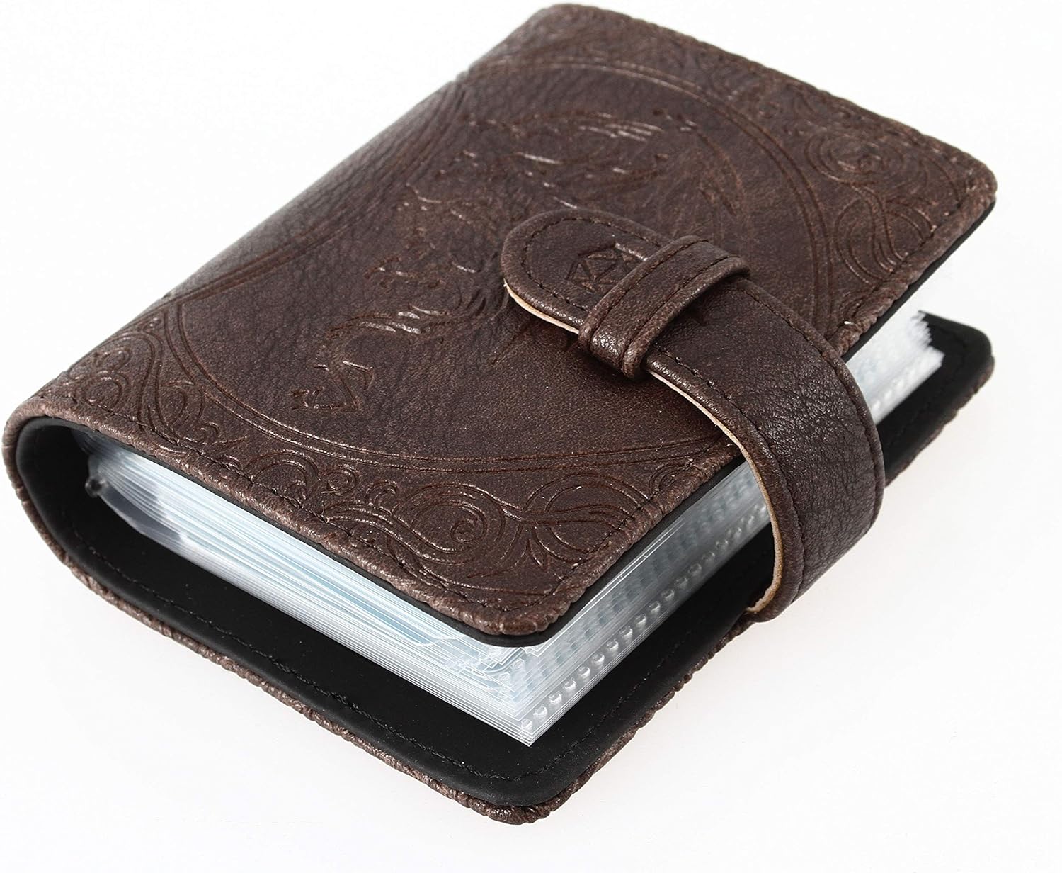 Forged Dice Co. Spellbook of Incantations (Edición Dragón) Portatarjetas para libro de hechizos y baraja de tarjetas de borrado en seco con bolsa de