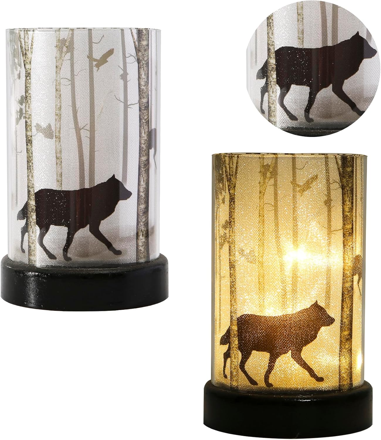 Lámpara de mesa a pilas, lámparas inalámbricas para decoración del hogar, luz nocturna alimentada por batería con bombilla LED, luces decorativas