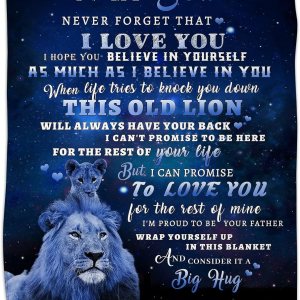 tgruihm Manta de hijo de papá, manta de león y hijo de 80 x 60 pulgadas, regalos de padre a hijo de papá, regalos de papá a hijo, regalos de papá a tgruihm Manta de hijo de papá, manta de león y hijo de 80 x 60 pulgadas, regalos de padre a hijo de papá, regalos de papá a hijo, regalos de papá a