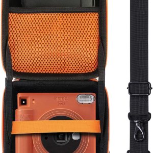 Aenllosi Estuche rígido de transporte compatible con cámara instantánea Fujifilm Instax Square SQ40SQ1, bolsillo de malla para película Fujifilm Aenllosi Estuche rígido de transporte compatible con cámara instantánea Fujifilm Instax Square SQ40SQ1, bolsillo de malla para película Fujifilm