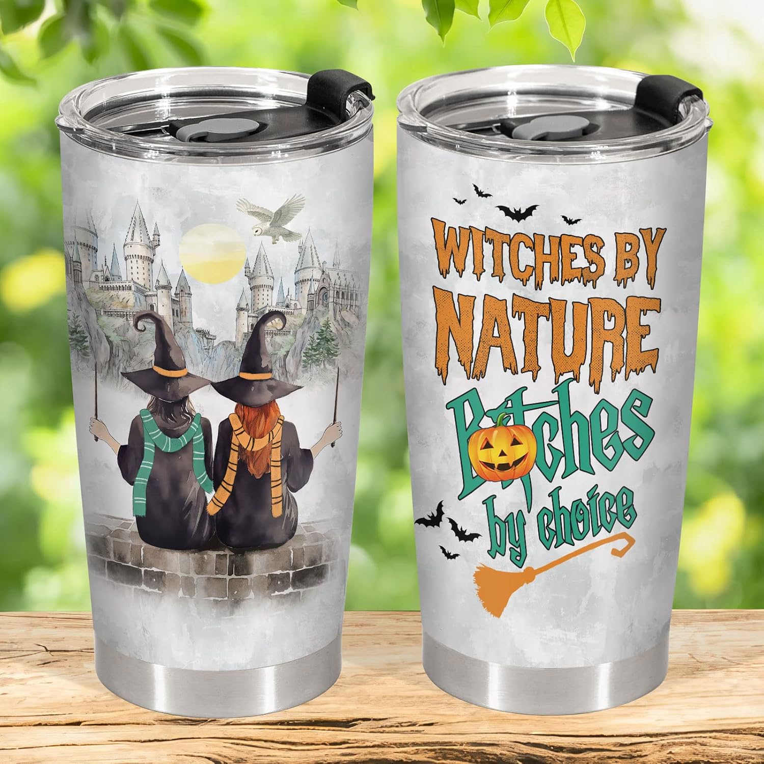 34HD Regalos de Navidad para los amantes del cine, vaso de película Potter con tapa, acero inoxidable, 20 onzas, taza de café, regalos de cumpleaños