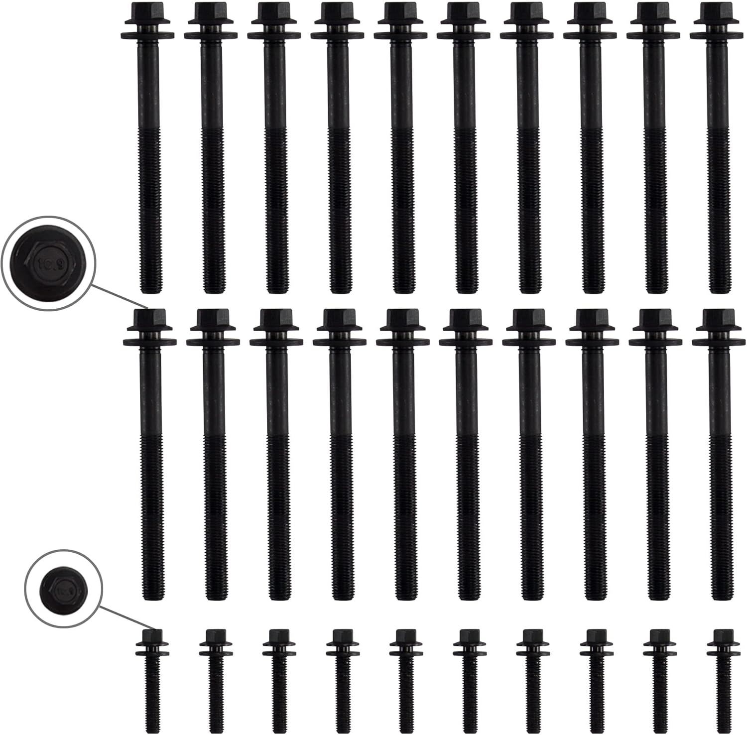 Juego de juntas de cilindro completo con tornillos de cabeza HS26423PT TCS46169 ES72200 compatible con Chrysler 300 Dodge Challenger Charger Durango