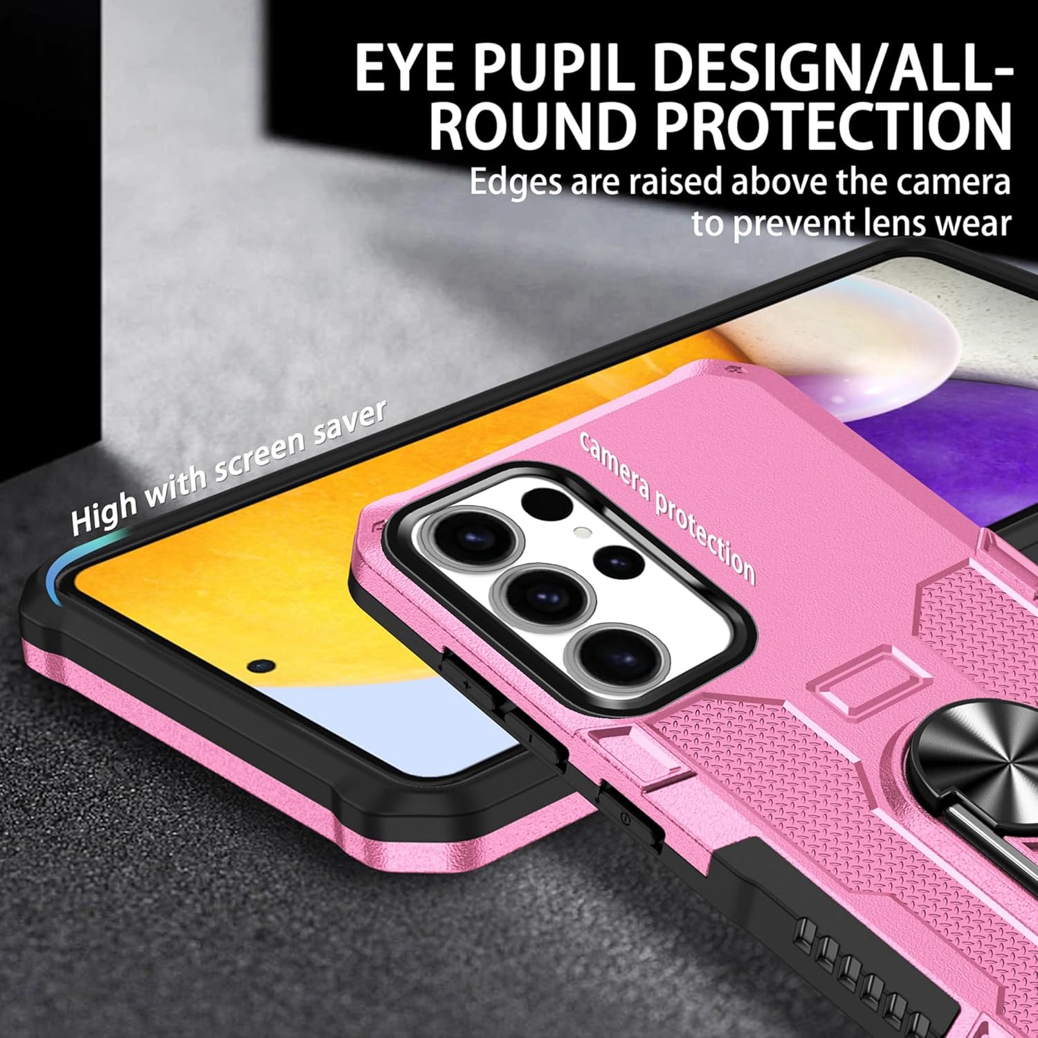Funda compatible con Vivo Y32  Y33t  Y33s, funda protectora magnética a prueba de golpes, compatible con Vivo Y21  Y21s  Y21a  Y21e  Y21G  Y21t