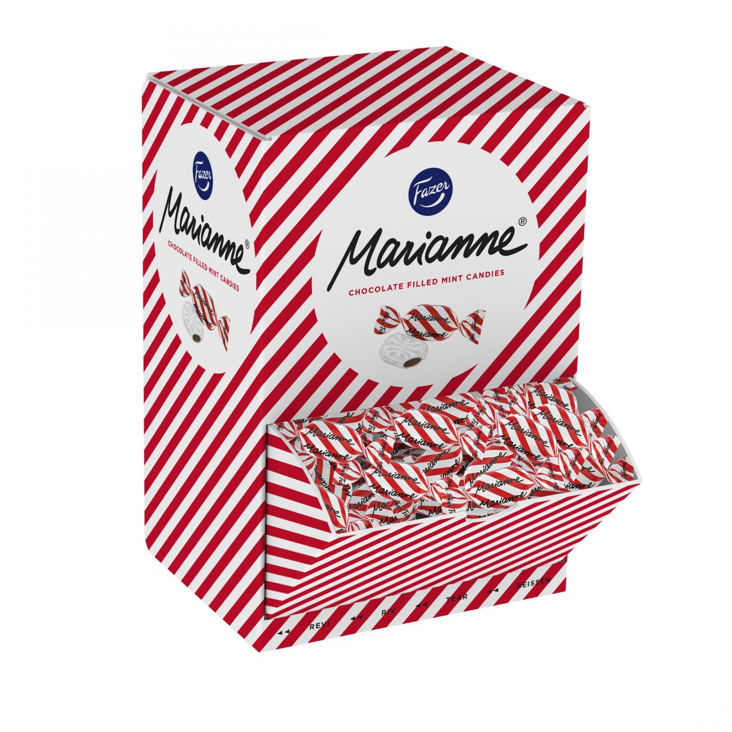 Fazer Marianne Peppermint – Original – Finlandés – Menta rellena de chocolate con leche – Caramelos – Dulces