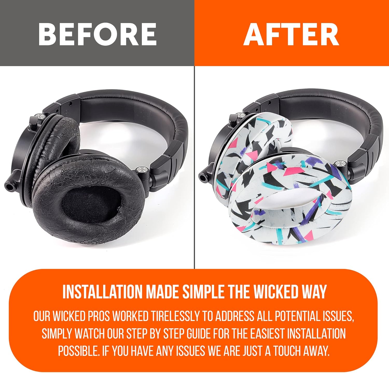 WC Wicked Cushion PadZ – Almohadillas gruesas y suaves para ATH M50X  M40X  SteelSeries ArctisHyperX Cloud & AlphaLogitech G Pro XCompatible con más
