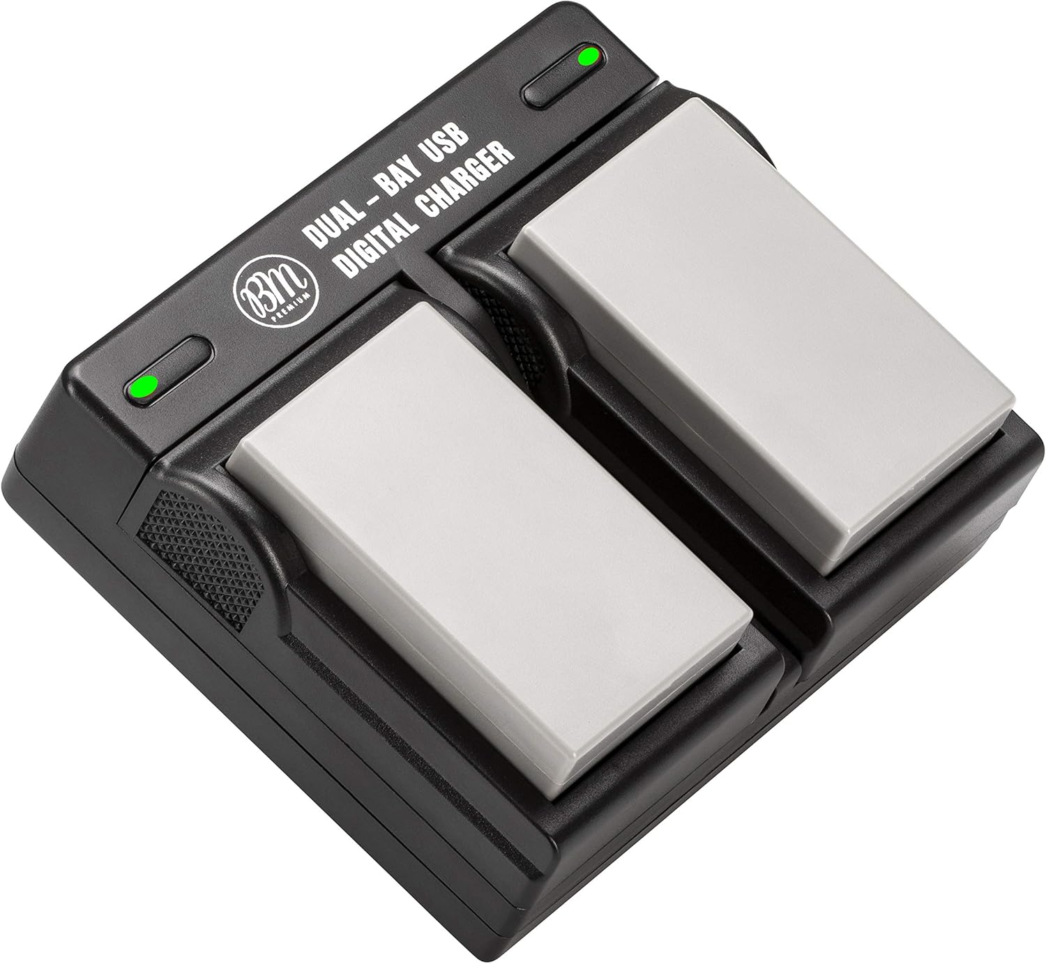 BM – Paquete de 2 baterías EN-EL5 y cargador de batería dual USB para cámara digital Nikon Coolpix P80, P90, P100, P500, P510, P520, P530