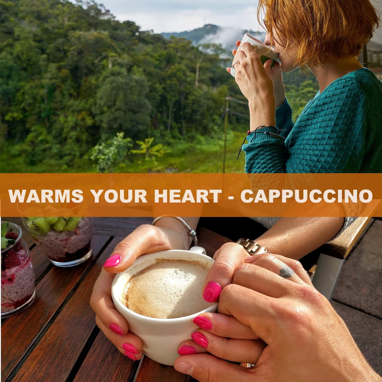 Espumador de café de mano, espumador de mano recargable por USB, espumador de leche de mano ajustable para capuchinos, chocolate caliente, batidos,