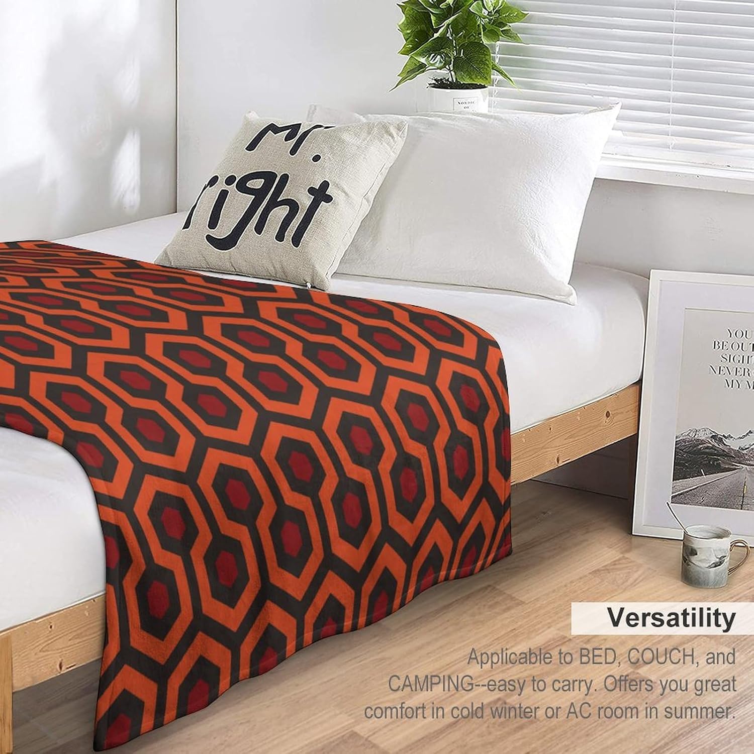 Manta  The Shining Overlook – Manta de franela suave para cama y sofá (70 x 80 pulgadas)