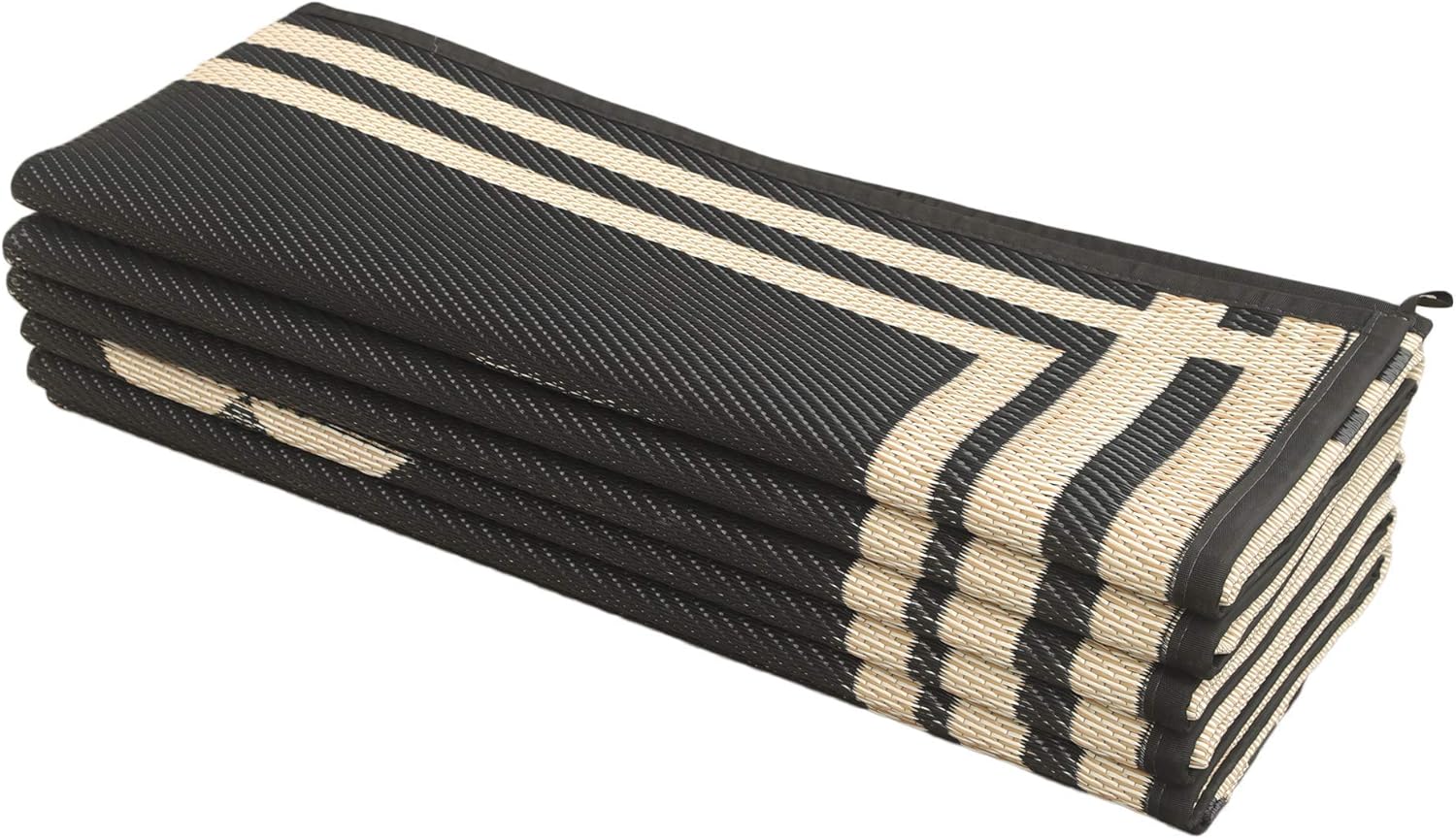 Alfombras para camping recicladas de Glamp Mat para RV  Alfombras de camping duraderas, hermosas y sostenibles para el exterior de tu RV que son