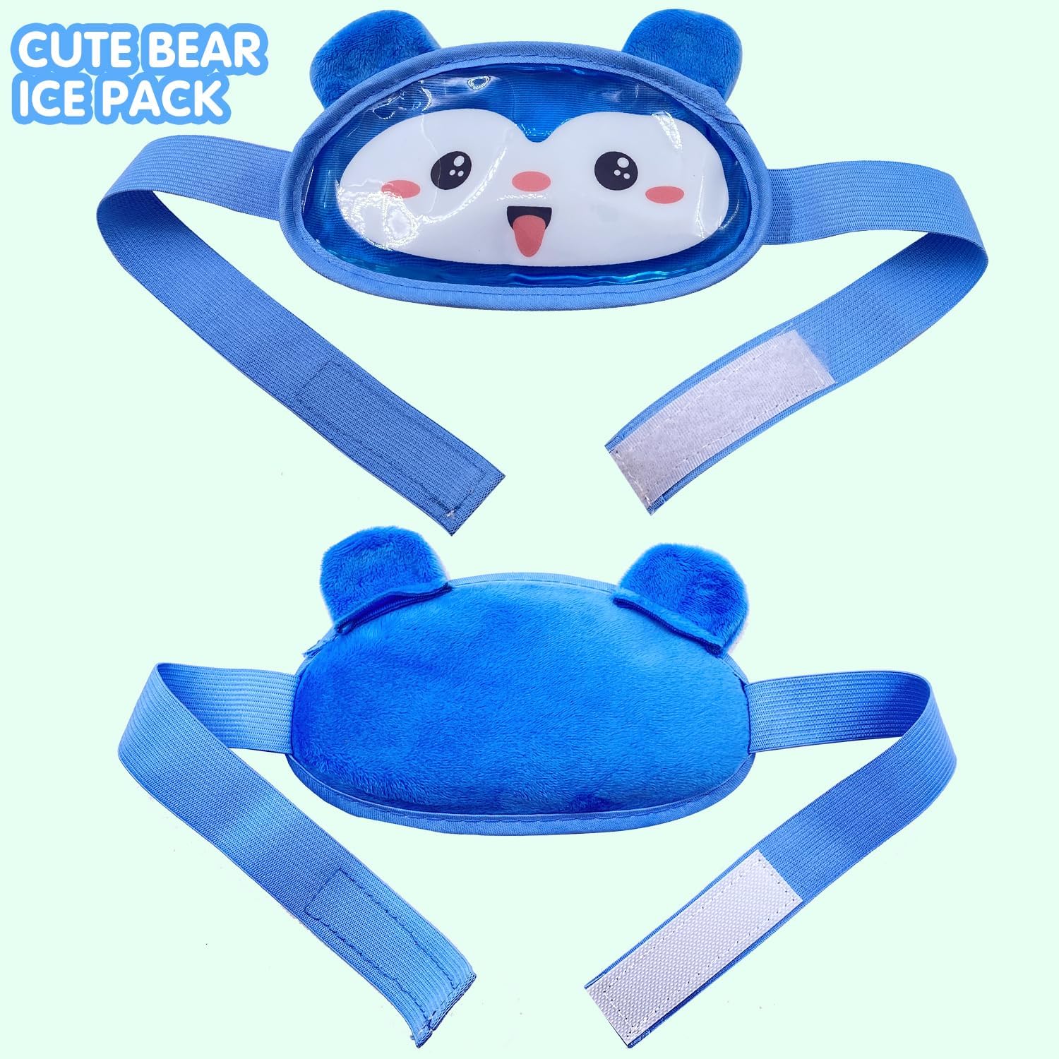 Boo Boo – Paquete de hielo reutilizable para niños, reducción de fiebre auxiliar, paquete de frío caliente para lesiones de niños, muelas del