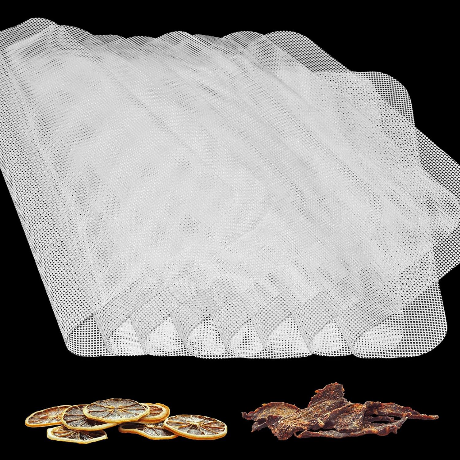 8 hojas de deshidratador de silicona antiadherentes de alta calidad, alfombrillas de deshidratador de frutas y alimentos, tapete de malla