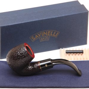 Savinelli Pipa de tabaco Roma 614 Black Stem Savinelli Pipa de tabaco Roma 614 Black Stem