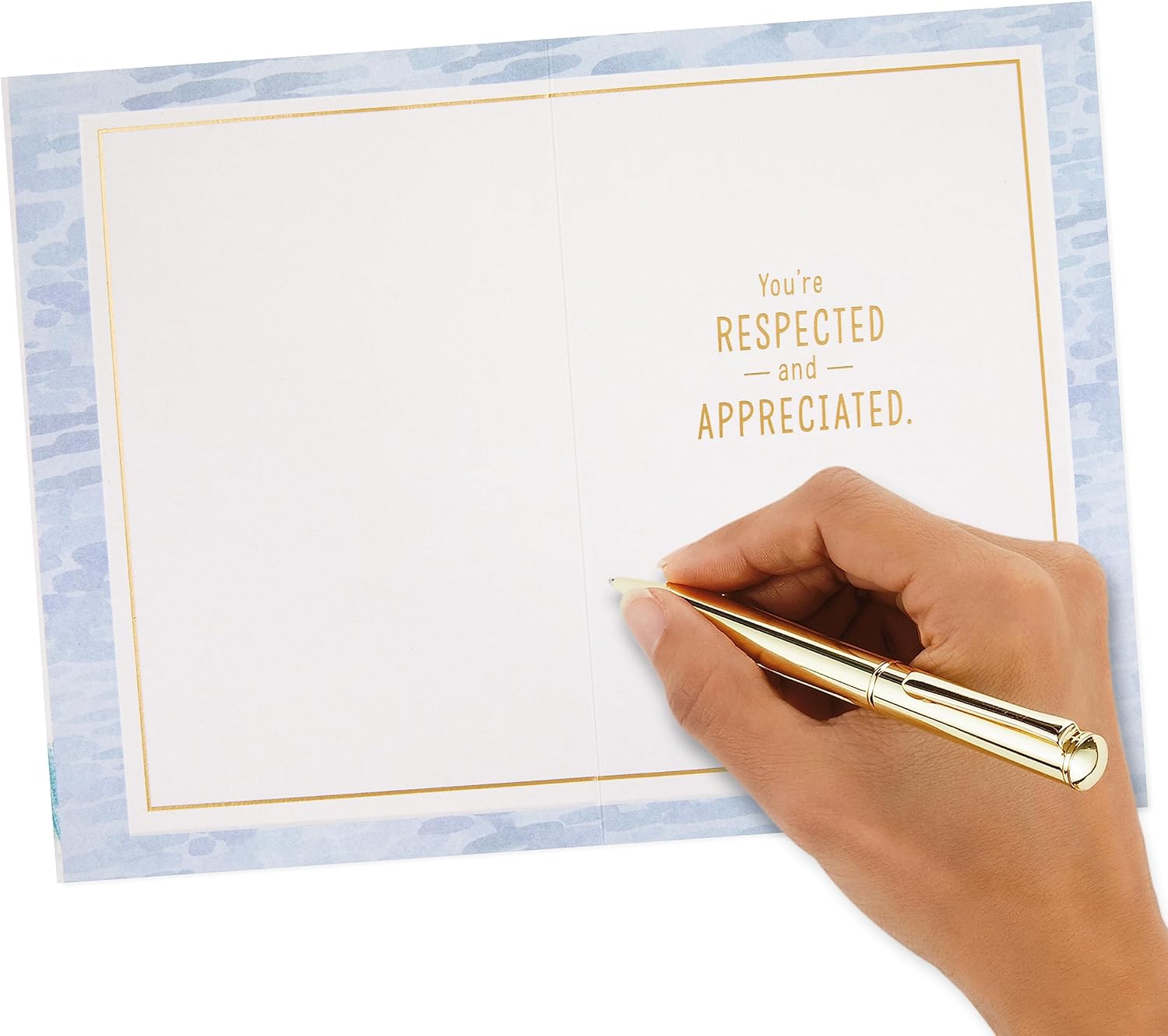 Hallmark Paquete de 3 tarjetas de agradecimiento militares, tarjetas del día de los veteranos (protege y sirve)
