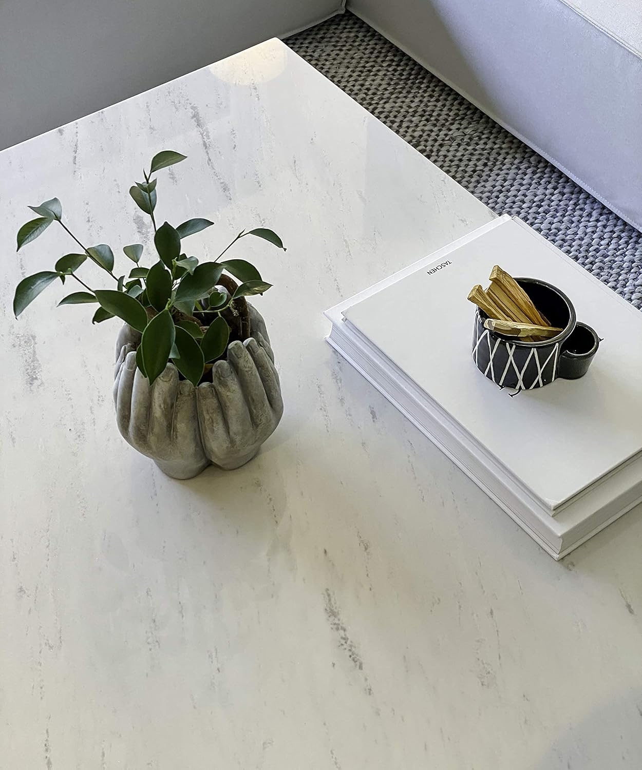 Bursera Cuenco de cerámica de ónix, árbol plantado con cada pedido, cuenco para quemaduras para salvia, madera de Palo Santo, forma para velas,