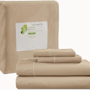 LANE LINEN Juego de sábanas de bambú tamaño matrimonial, 100 % rayón de bambú, juego de sábanas lujosamente suaves, transpirables y refrescantes, LANE LINEN Juego de sábanas de bambú tamaño matrimonial, 100 % rayón de bambú, juego de sábanas lujosamente suaves, transpirables y refrescantes,