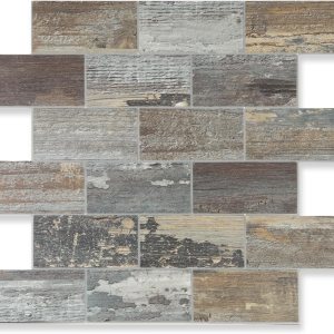 Yipscazo 10 hojas para despegar y pegar para azulejos de cocina, madera rústica para salpicaduras de baño, chimenea, lavandería, azulejos de pared Yipscazo 10 hojas para despegar y pegar para azulejos de cocina, madera rústica para salpicaduras de baño, chimenea, lavandería, azulejos de pared