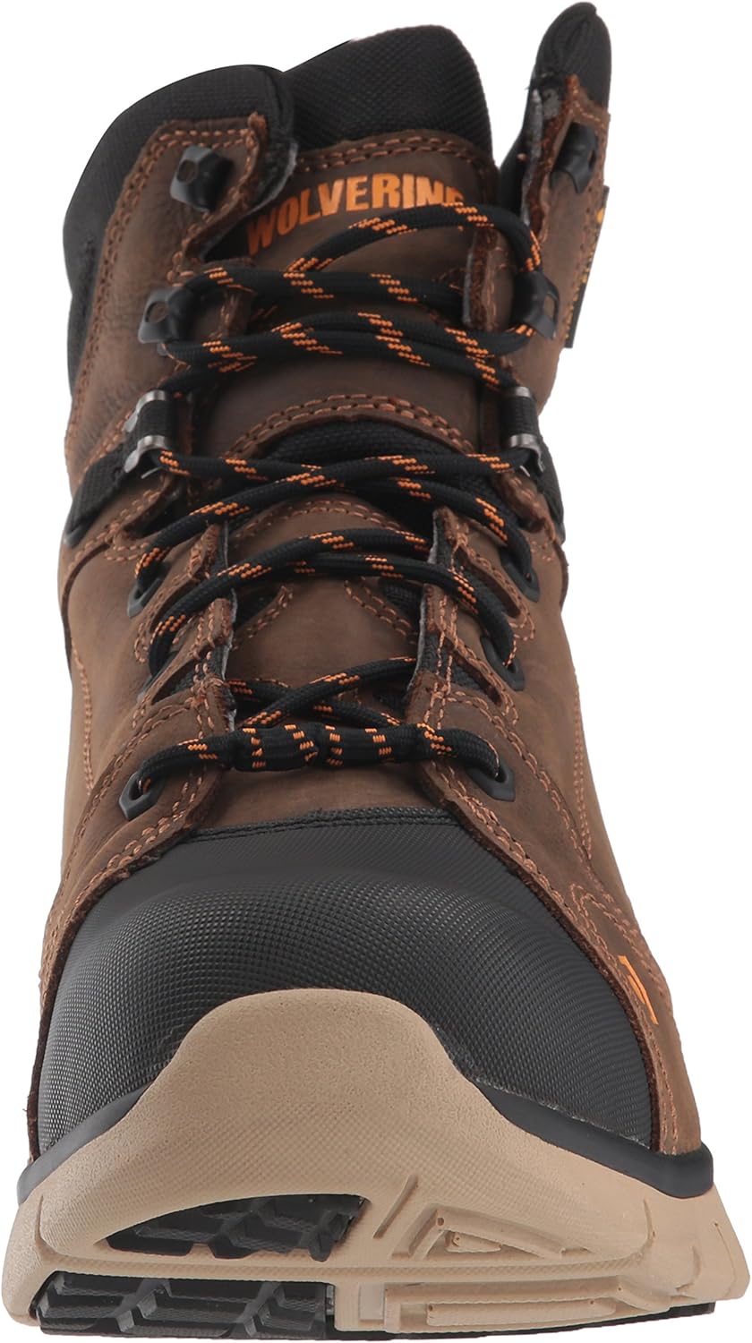 WOLVERINE Botas de construcción unisex para adultos Rigger WPF Composite-Toe Mid Wedge