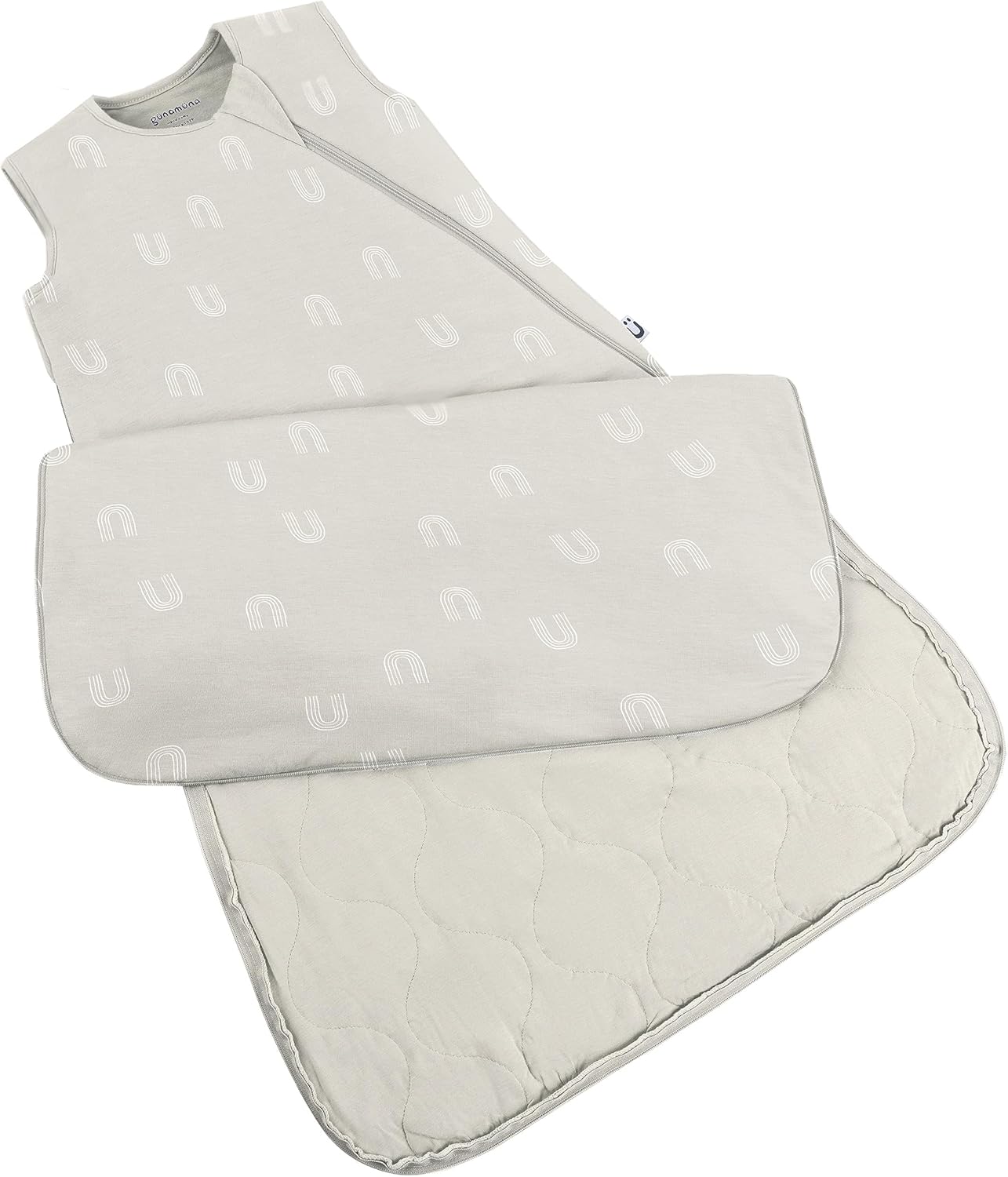 GUNAMUNA günamüna – Manta unisex para bebé, saco de dormir de rayón de bambú, saco de dormir con cremallera para pañales, 1.0 TOG