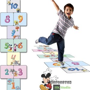 Calcomanías sensoriales de camino para decoración de aula, para suelo y pared, divertidas calcomanías de piso con números para aumentar las Calcomanías sensoriales de camino para decoración de aula, para suelo y pared, divertidas calcomanías de piso con números para aumentar las