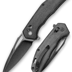Cuchillo plegable de bolsillo para hombres, transporte diario, cuchillo con clip para EDC camping al aire libre, hoja de acero 14C28N de 3.38 Cuchillo plegable de bolsillo para hombres, transporte diario, cuchillo con clip para EDC camping al aire libre, hoja de acero 14C28N de 3.38