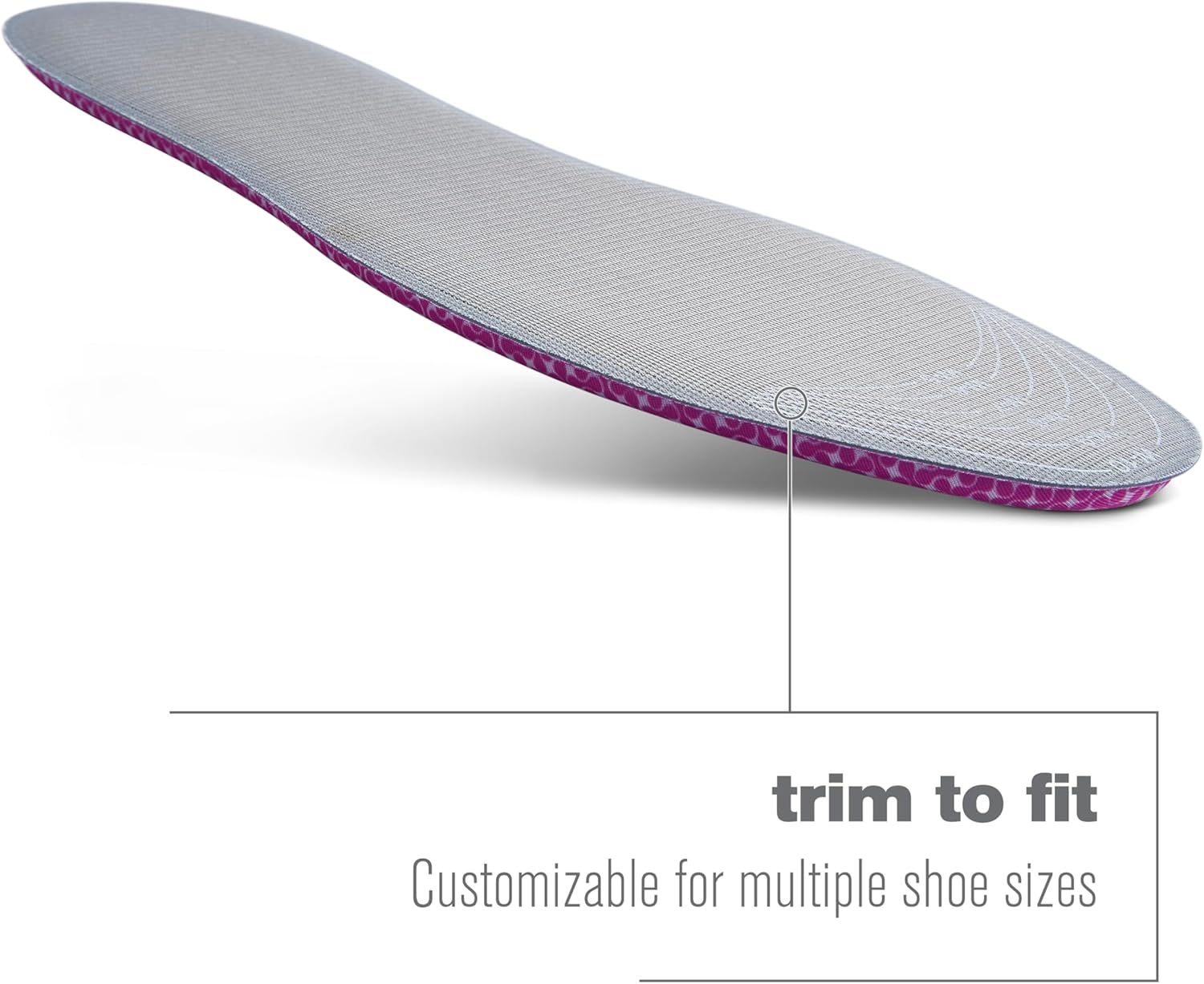 Airplus Plantillas Memory Comfort para zapatos con espuma viscoelástica para aliviar la presión, para mujer, talla 5-11, 2 unidades (paquete de 1)