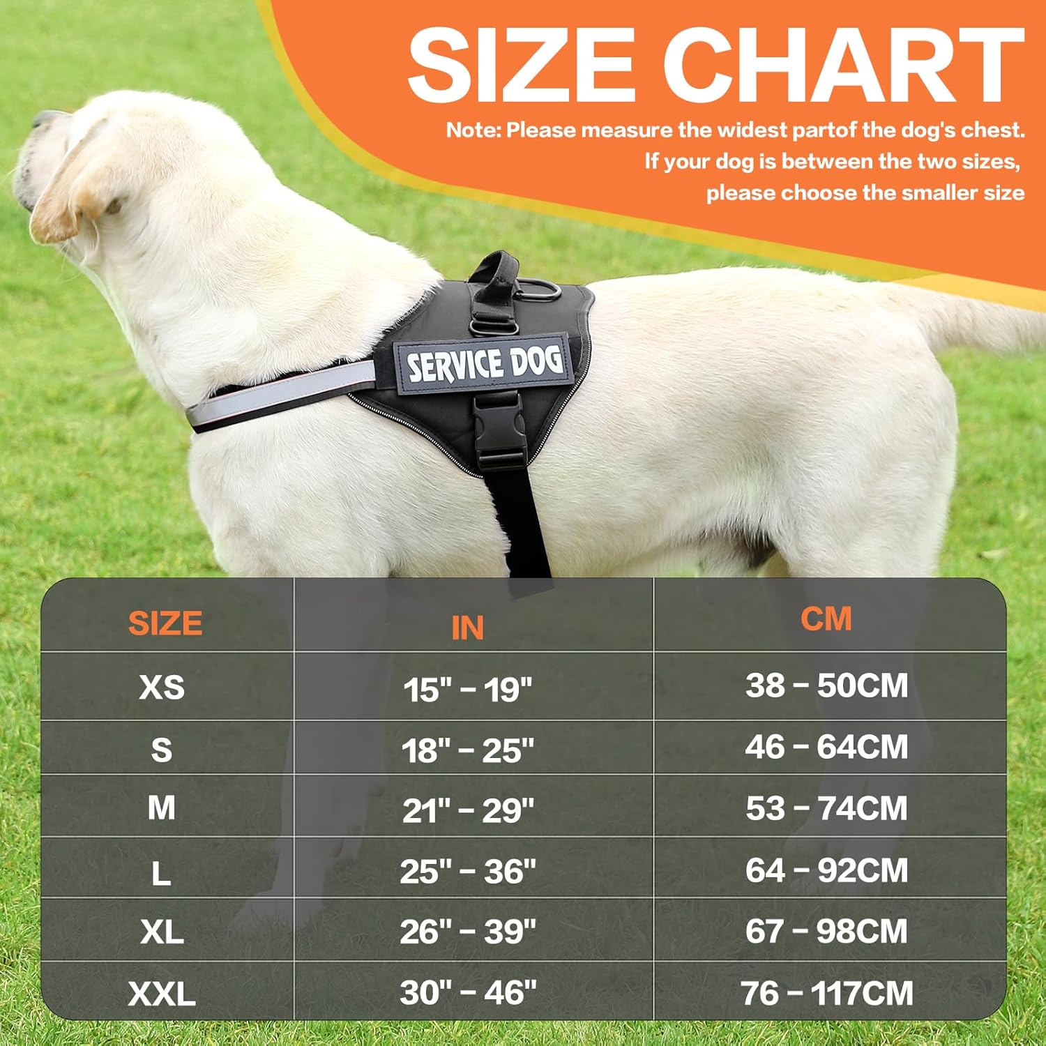 MUMUPET Arnés para perro de servicio, chaleco reflectante sin tirones, arnés transpirable ajustable para mascotas con asa para caminar al aire