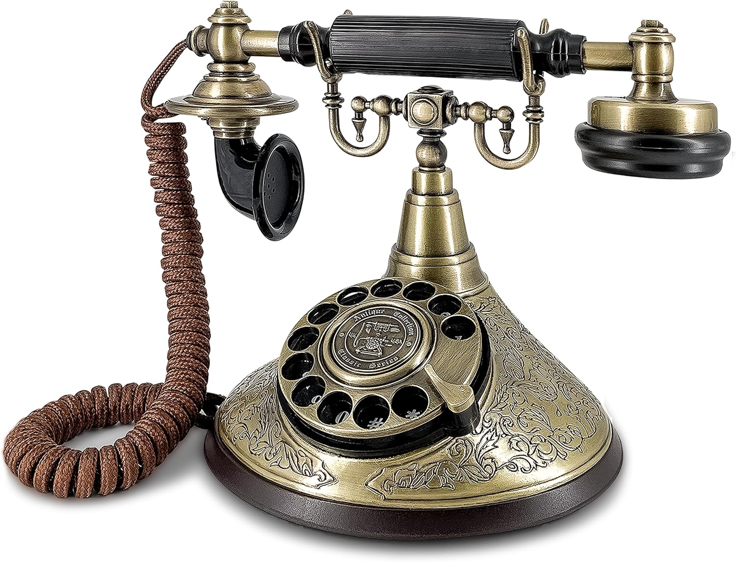 FeteFone The Duke – Libro de invitados con audio vintage, grabador de mensajes de correo de voz único, alternativa para boda, despedida de soltera,