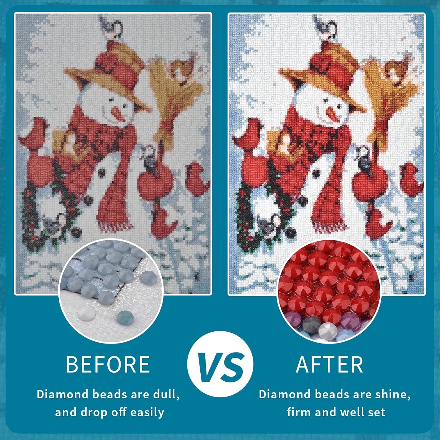 LANBEIDE Sellador de pintura de diamante actualizado de 6.8 fl oz con cepillo de silicona, 3 paquetes, sellador de pegamento de pintura de diamante