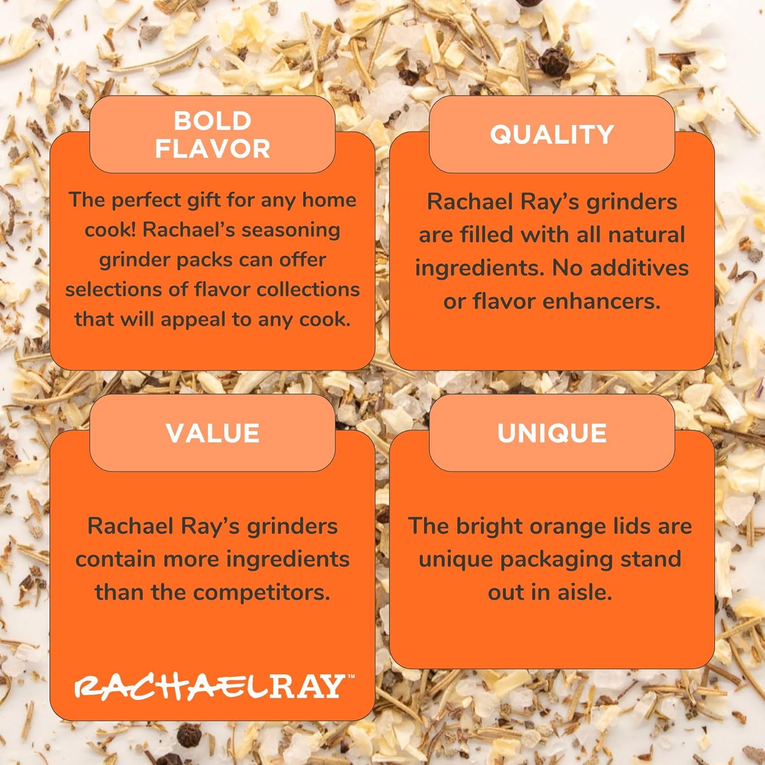 Rachael Ray  Condimenta el condimento! Molinillo de mezcla de condimentos de chile