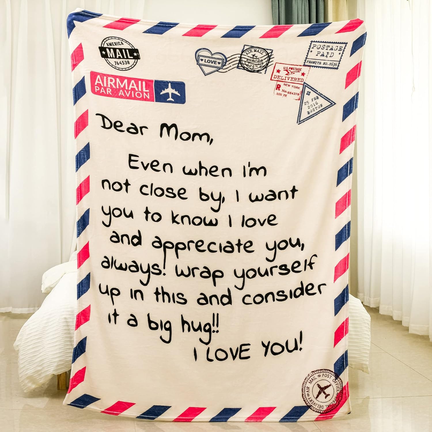Regalos de cumpleaños para el día de la madre para mamá, manta para mi mamá, regalos de hija e hijo, manta para mamá regalos para el día de la