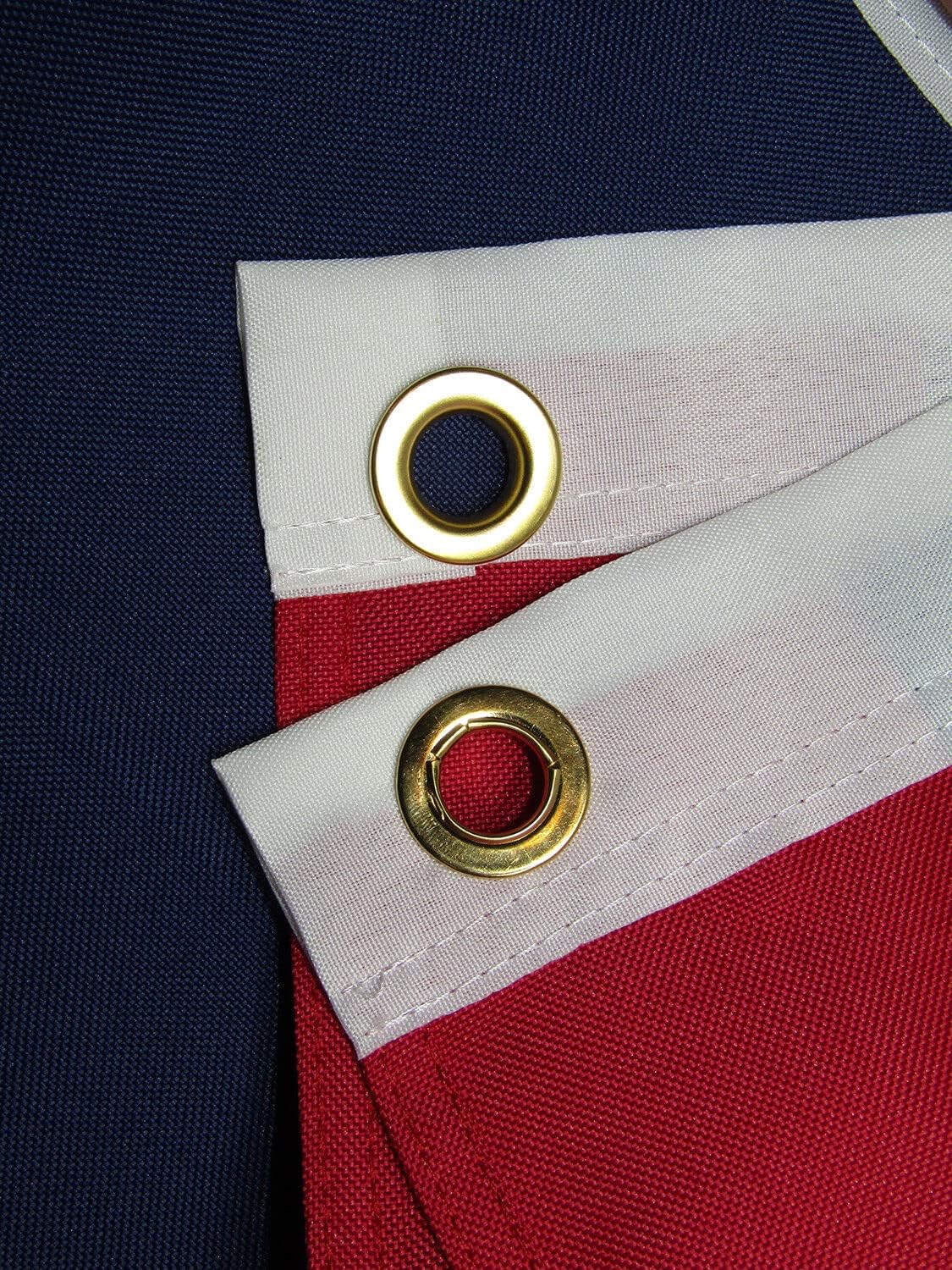 Bandera de nailon bordada de 3 x 5 pulgadas de Missouri Battle Mississippi 600D de 2 capas, 3 x 5 pies