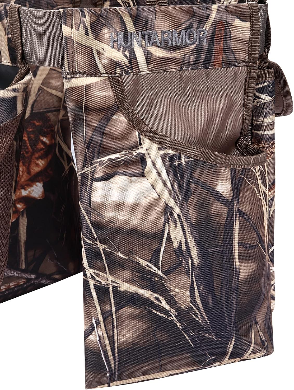 skiguard Cinturón de caza de paloma, cinturón ajustable con bolsas de concha, bolsa de juego transpirable con portador de botella de agua, cinturón