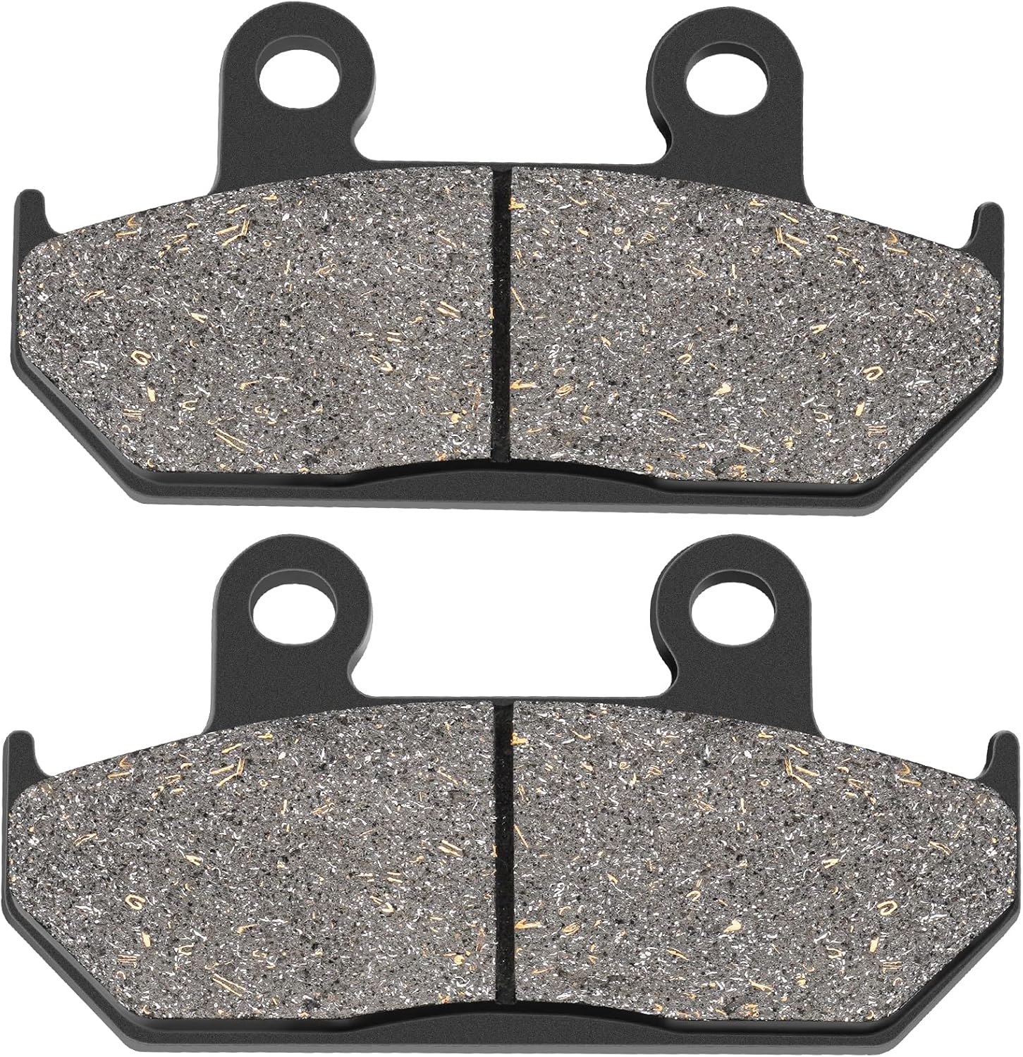 AHL Juego de pastillas de freno delanteras y traseras semimetálicas para Honda GL1500 Goldwing (todos los modelos) 1988-2000