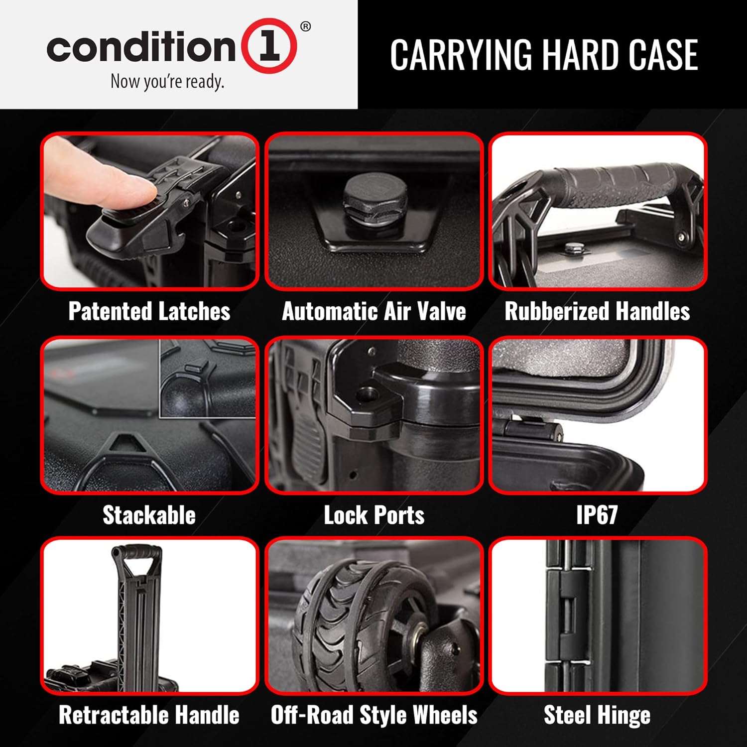 Condition 1, Funda de almacenamiento grande de 22 pulgadas, funda rígida impermeable, equipaje protector a prueba de polvo, caja de almacenamiento