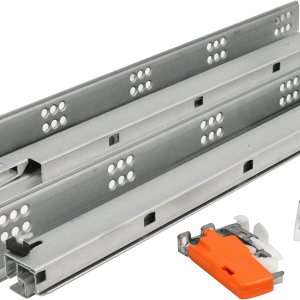 Silverline SFUS – Armario de extensión completa de 18 pulgadas con cierre suave y 6 pares de disparadores de zinc Silverline SFUS – Armario de extensión completa de 18 pulgadas con cierre suave y 6 pares de disparadores de zinc