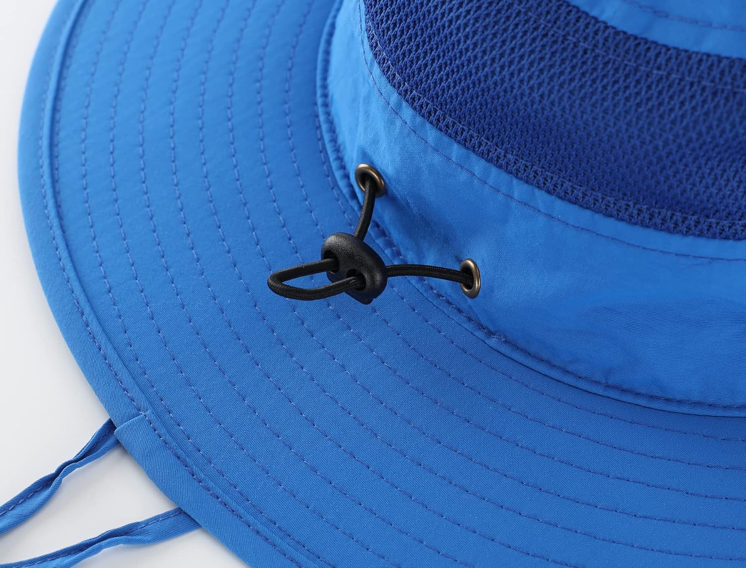Home Prefer – Sombrero para hombre con protección solar UPF 50+ de ala ancha y sombrero para pesca resistente al viento