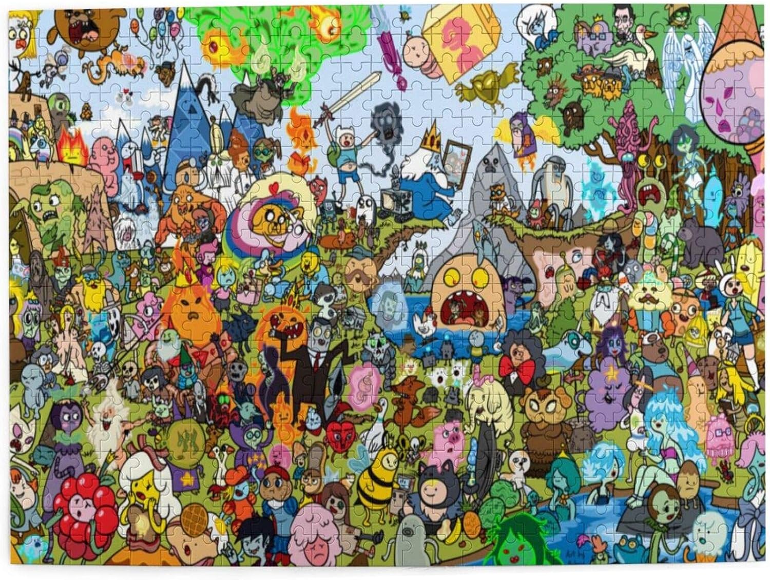 Rompecabezas de madera de anime de 500 piezas para adultos, rompecabezas para adultos y adolescentes, educación temprana, 15 x 20 pulgadas