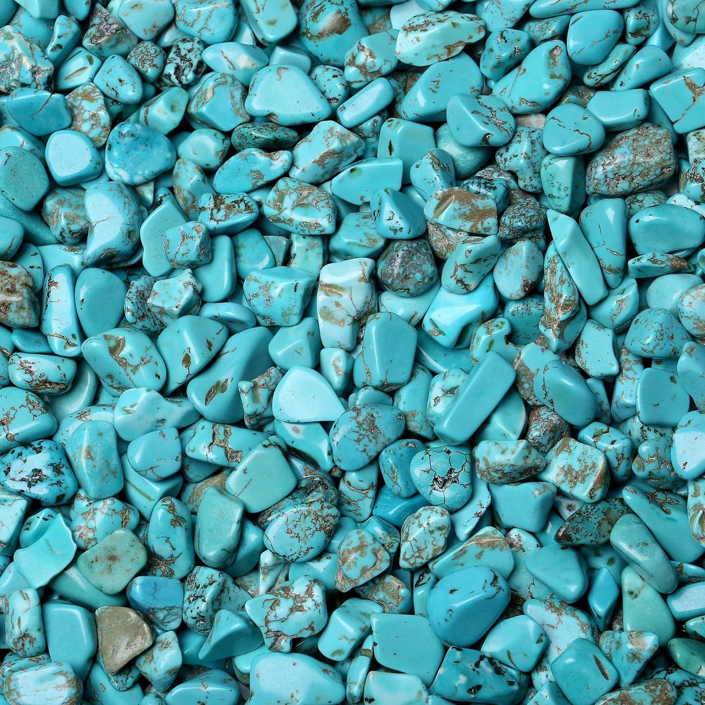 LAIDANLA Chips de cristal de piedra triturada turquesa a granel, piedras preciosas naturales curativas cristales de reiki, mini jarrón de cuarzo,