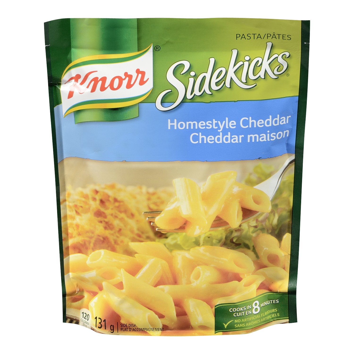 Knorr Pasta Homestyle Cheddar Guarniciones 131g4.6 oz., 8pk Importado de Canadá