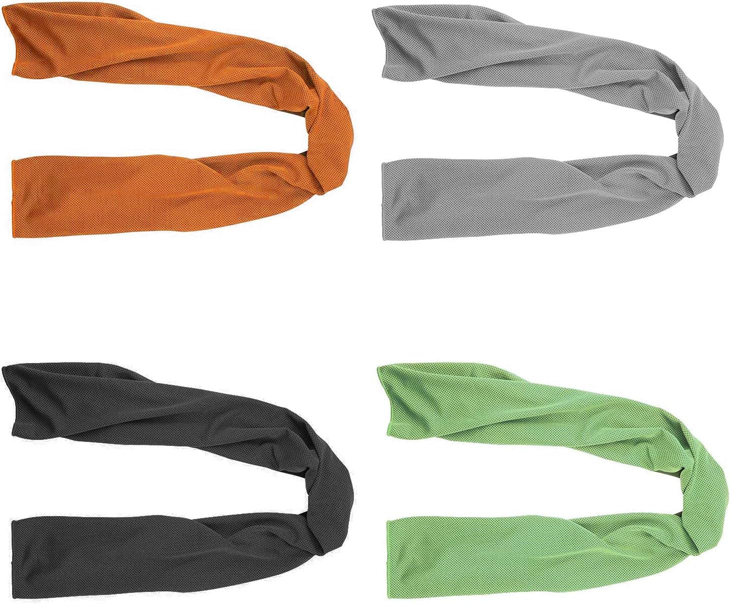 Paquete de 4toallas de enfriamiento (40x12pulgadas), toallas de microfibra, suaves, transpirables y frescas, para mantenerse fresco al hacer yoga,